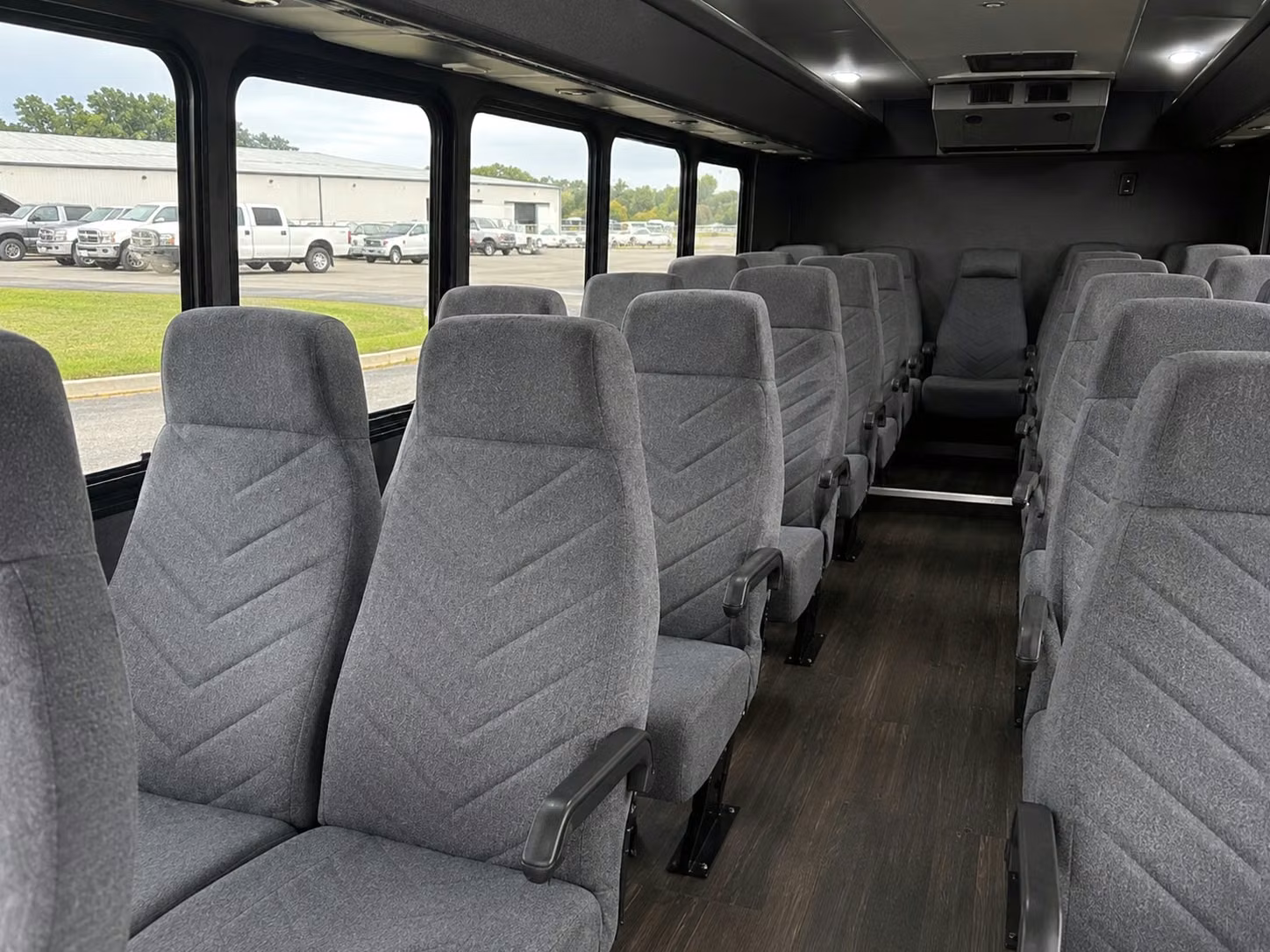 18 passenger minibus interior