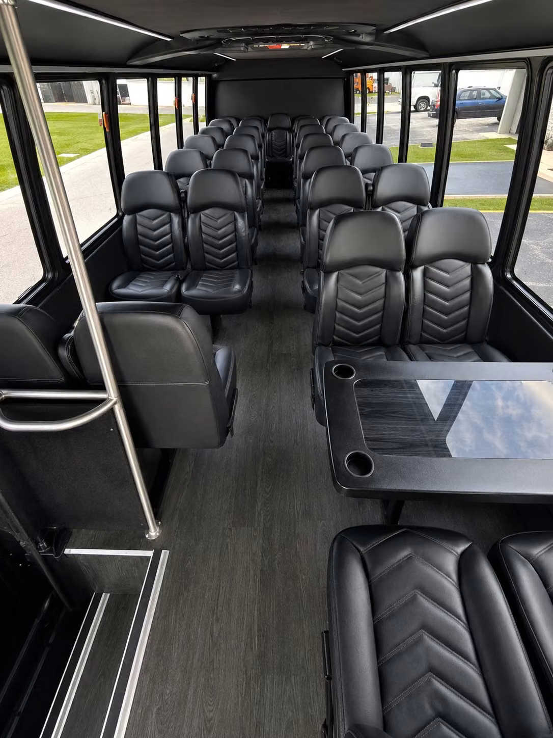 20 passenger minibus inside