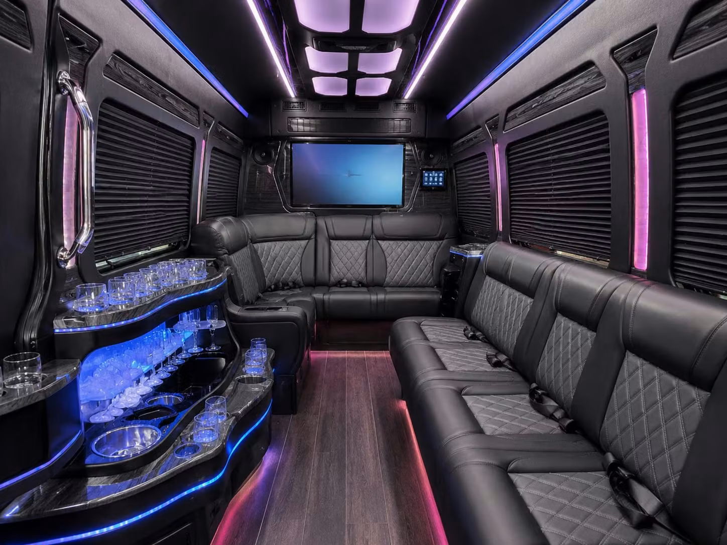 bachelorette party and rehearsal dinner bus rentals in independence
